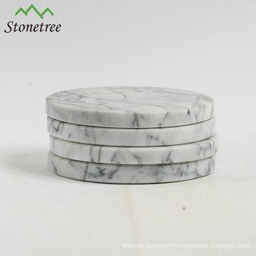 Natural stone table tea plate marble coaster